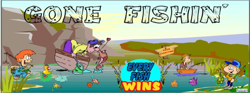 Gone Fishin Banner