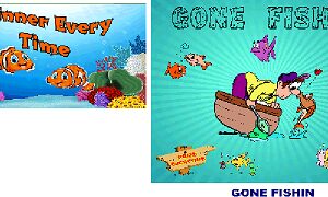 Gone Fishin Case Graphic