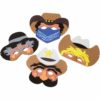 Cowboy Foam Masks Carnival Prize