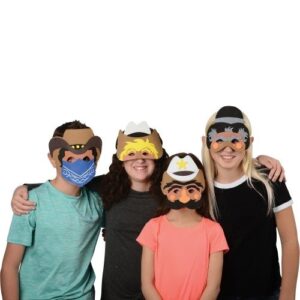 Cowboy Foam Masks Carnival Prize