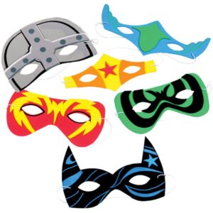 Superhero Foam Mask Carnival Prize