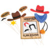 Cowboy Photo Booth Props Carnival Prize