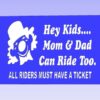 Hey Kids Carnival Safety Sign