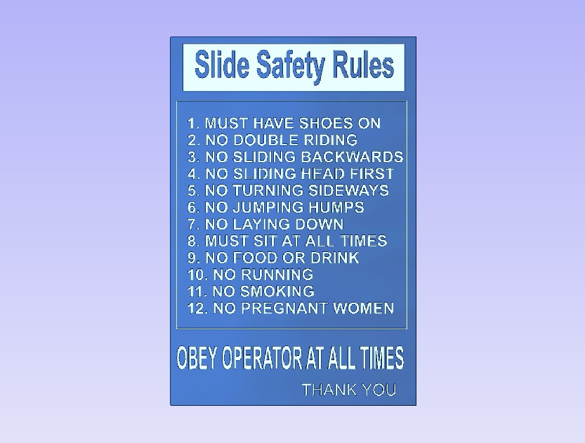 Slide Safety Rules