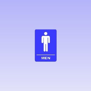 Mens Rest Room Sign