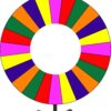48 Inch 6 Color Dry Erase Wheel