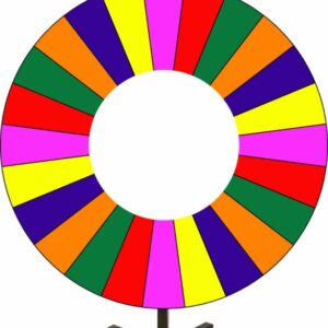 48 Inch 6 Color Dry Erase Wheel