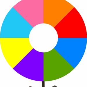 42" 8 Color Dry Erase Prize Wheel