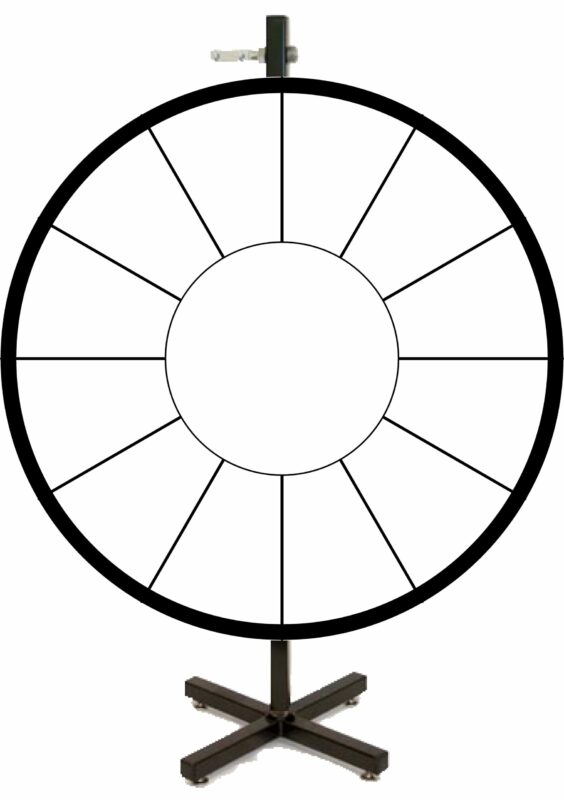 48" White Dry Erase Wheel