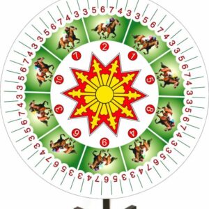 Horse derby prize wheel