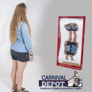 CONVEX CONCAVE CONVEX 4' Funhouse Mirror(Convex Concave Convex)
